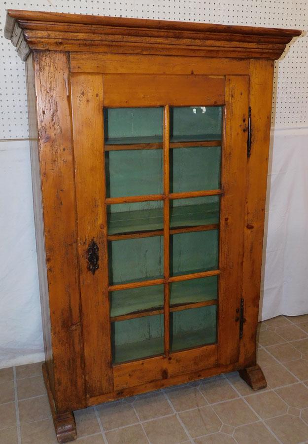 19th C Pine One Door Bookcase (1 of 6)