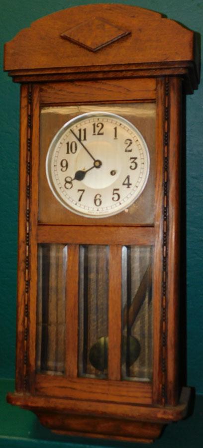 English Oak Wall Clock (1 of 5)
