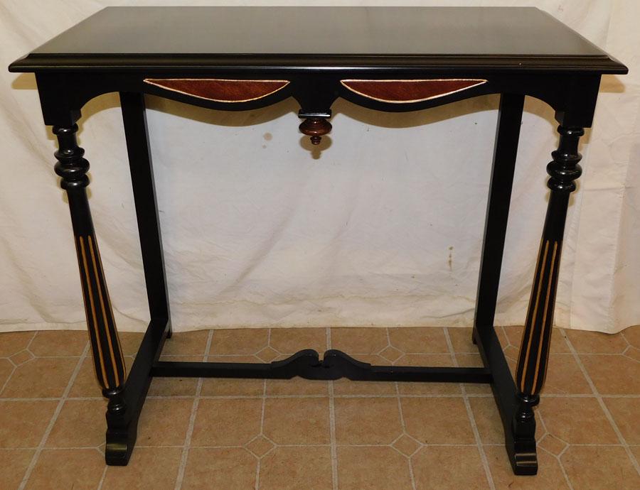 Black Lacquered Victorian Console (1 of 4)