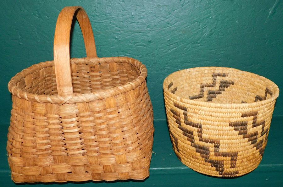 Indian Basket & Split Oak Basket (1 of 4)