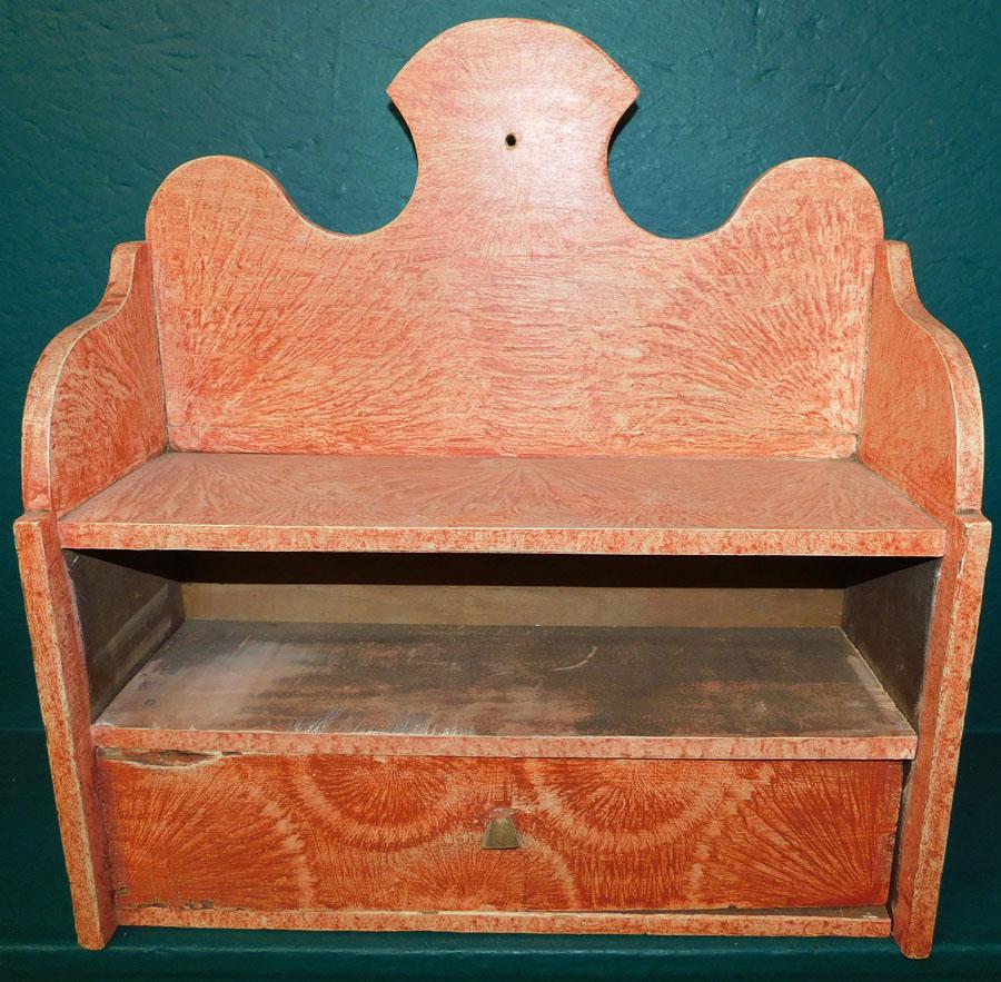 Paint Decorated Wall Shelf (1 of 4)