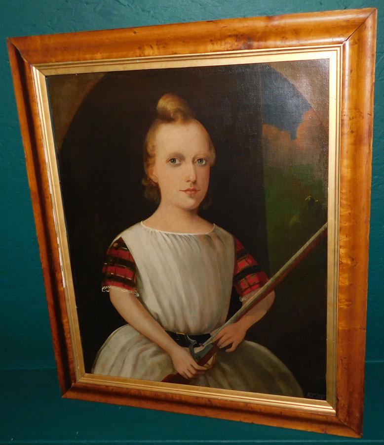 OOC Portrait - James Scott RSA 1857 In Orig Maple Frame (1 of 5)