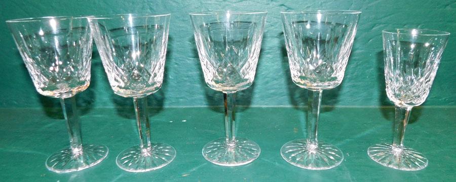 5 Pc Waterford Crystal Stemware (1 of 2)