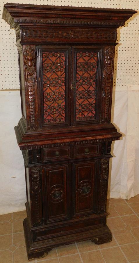 18th C Walnut Cabinet (1 of 10)