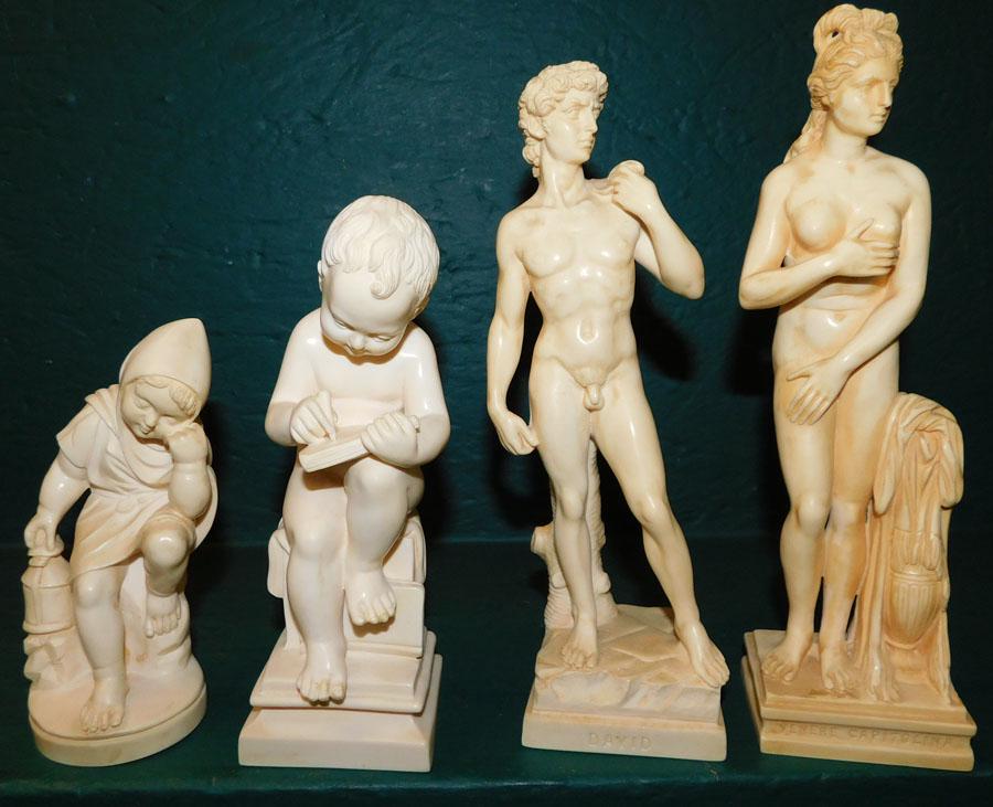 4 Pc G. Ruggeri  Sculptures (1 of 6)