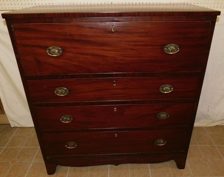 19th C Mahogany Butlers Desk (1 of 7)