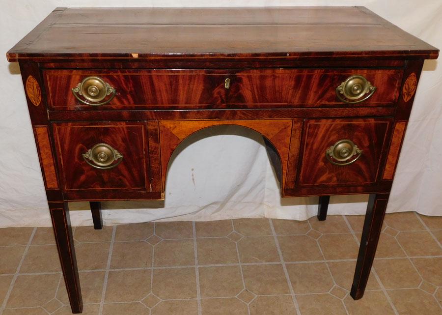 19th C Mahogany Inlay Brandy Board (1 of 7)