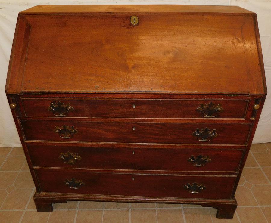 19th C Mahogany Slant Front Desk (1 of 5)