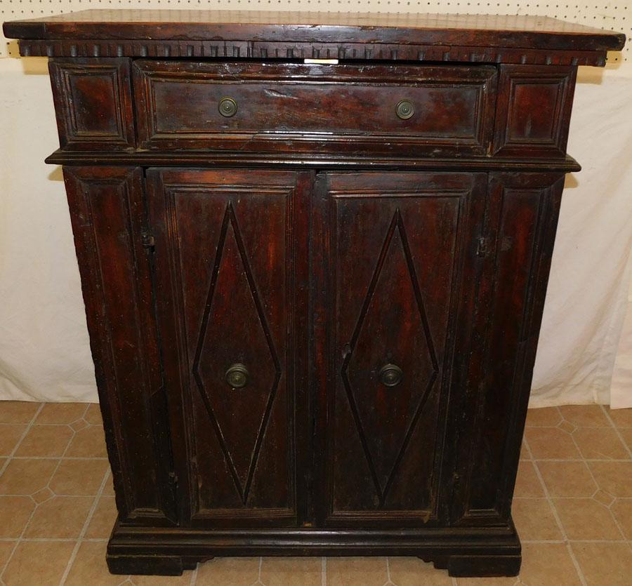 18th C Walnut Cabinet (1 of 6)
