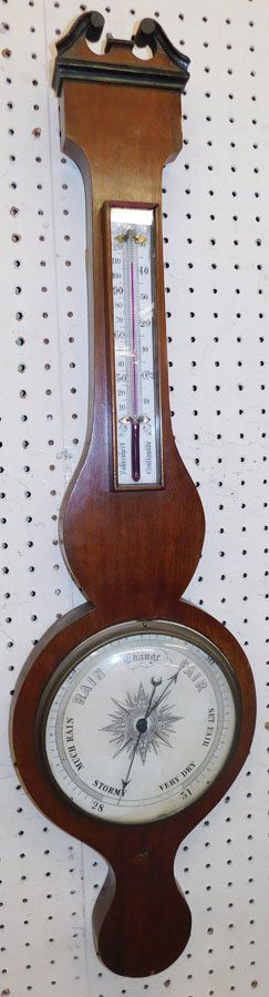 Antique Mahogany Barometer (1 of 5)