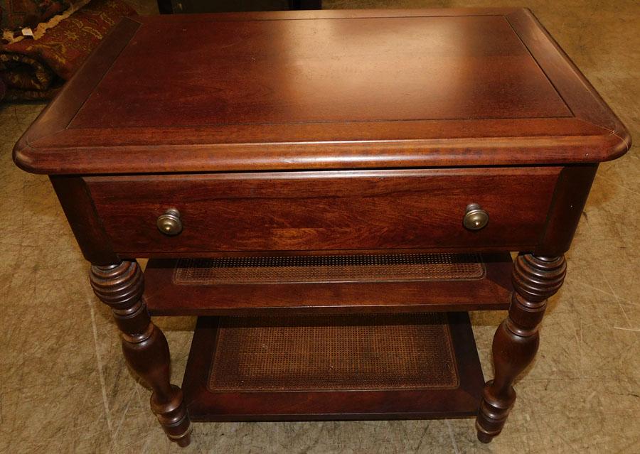 Cherry 3 Tier Night Stand By Stanley Furniture Co.: Cherry 3 Tier Night Stand By Stanley Furniture Co.. 28" W 18" D 28 1/4" H