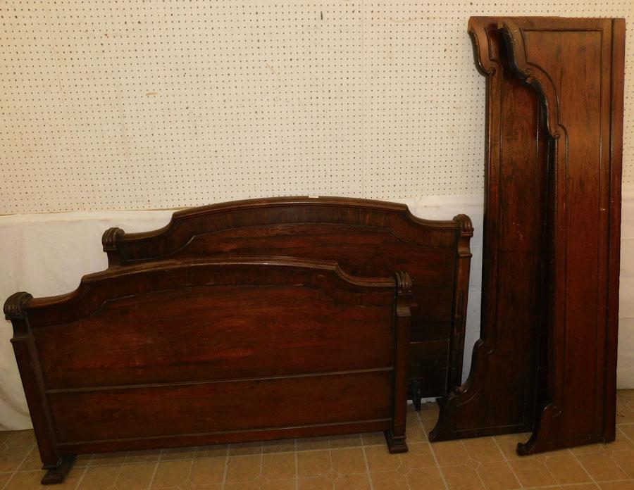 Victorian Rosewood Full Size Bed (No Bolts): Victorian Rosewood Full Size Bed (No Bolts). 61 1/2" W 44" H