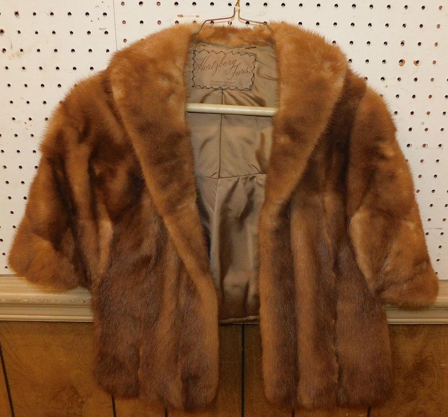 Mink Shawl By Hertzberg Fur Co.: Mink Shawl By Hertzberg Fur Co..