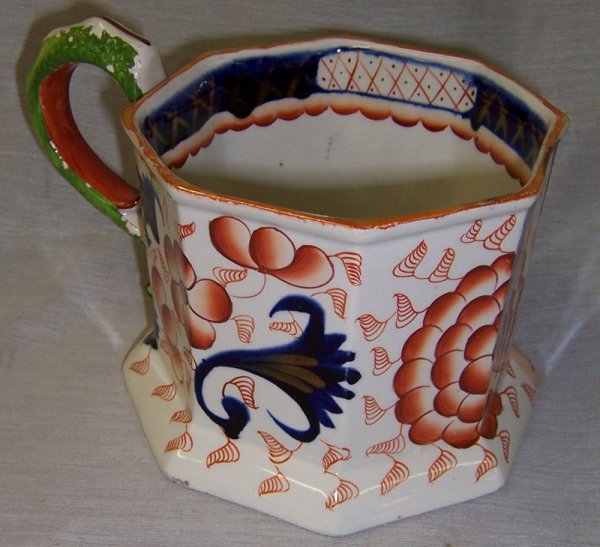 19th century Mason's Ironstone mug : 19th century Mason's Ironstone mug decorated in Chinese style (4" x 5")