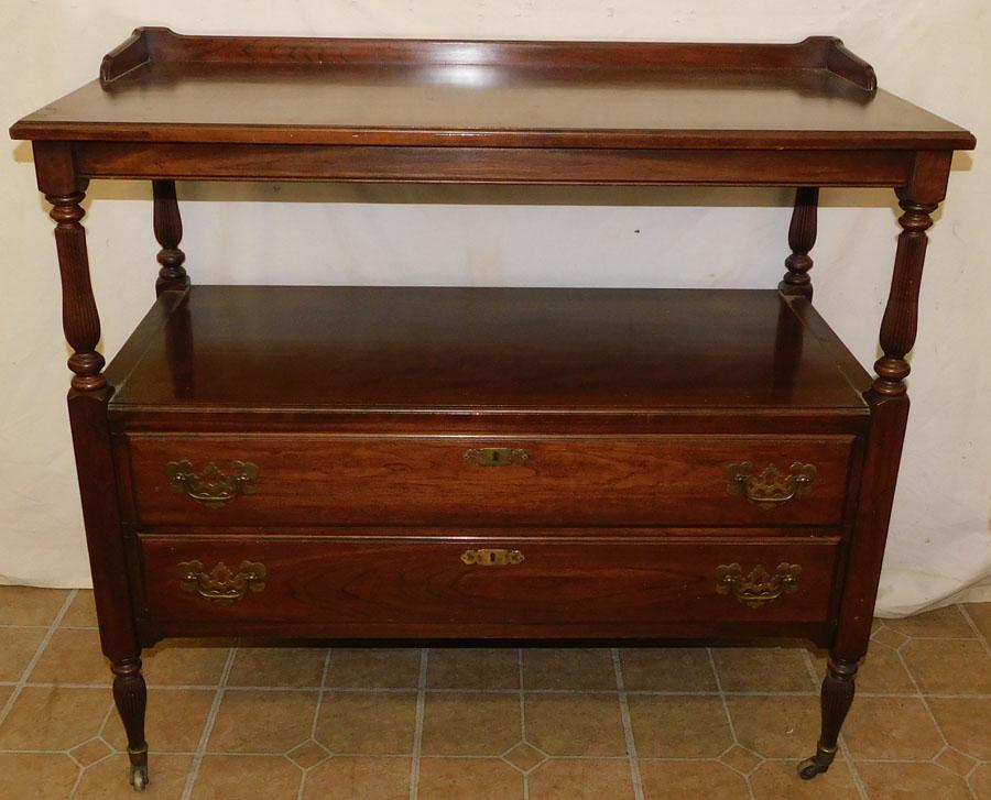 Cherry Server by Ethan Allen: Cherry Server by Ethan Allen. 40 1/4" W 20 1/4" D 37" H