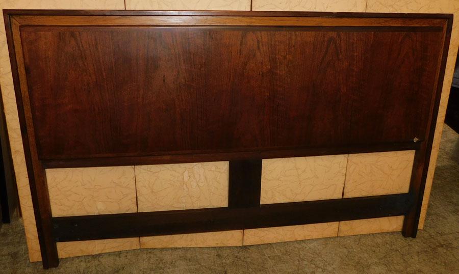 Walnut MCM Full Size Headboard: Walnut MCM Full Size Headboard. 62 3/4" W 39 1/2" H