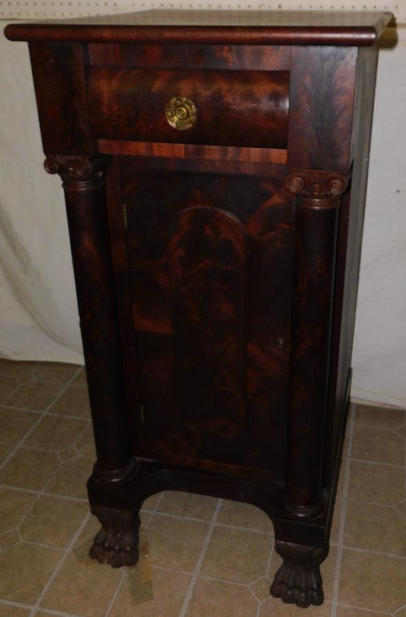 19th C Empire Mahogany Pedestal (1 of 9)