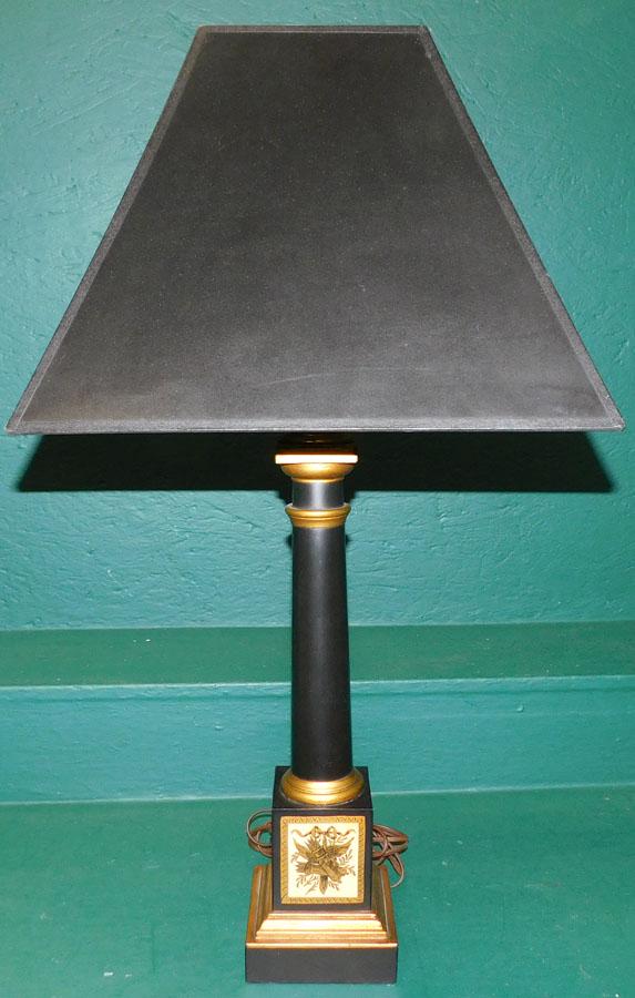 Tole Paint Decorated Lamp (1 of 4)