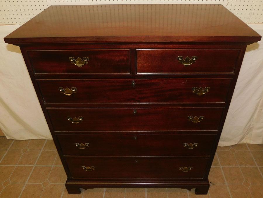 Mahogany 2/4 Drawer Chest by Craftique (1 of 5)