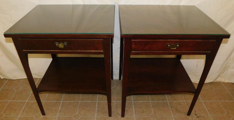 Pair of Mah 1 Drawer Night Stands by Craftique (1 of 3)