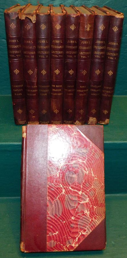 Lot of 9 LB Books by John L Stoddard's Lectures (1 of 4)