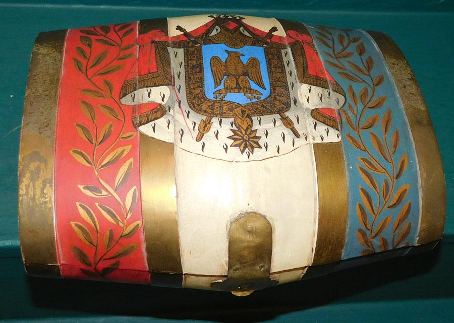 Paint Decorated Brass Box by Mottahedeh (1 of 6)