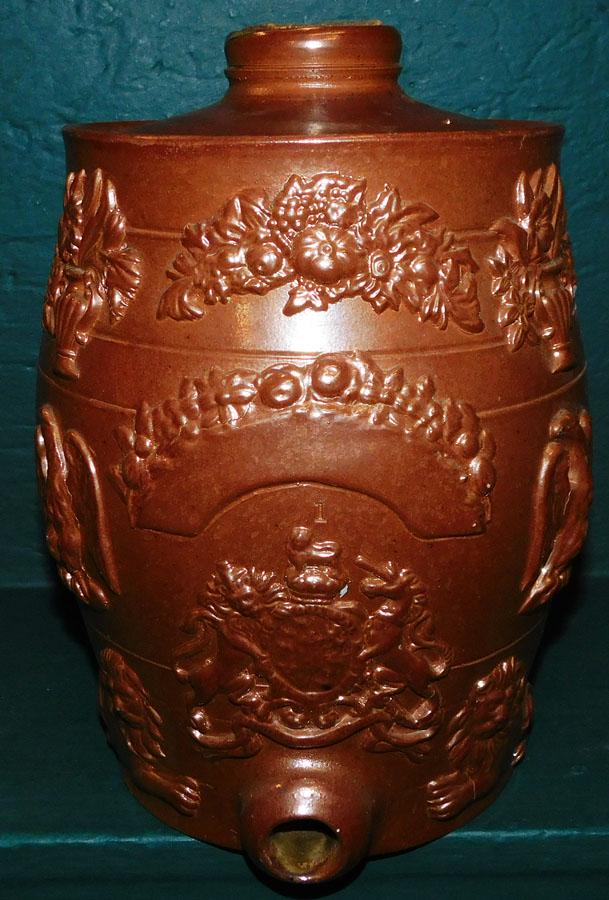 English Ironstone Water Cooler: English Ironstone Water Cooler . 12" H