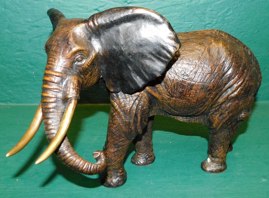 Bronze Elephant by Gorham Dated 1994: Bronze Elephant by Gorham Dated 1994. 10" W 7 1/4" H