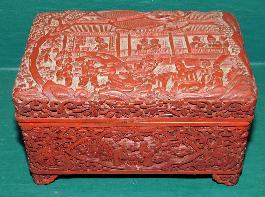 Oriental Cinnabar Box (1 of 5)