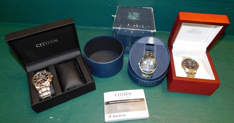 Three Citizen Men's Watches (1 of 4)
