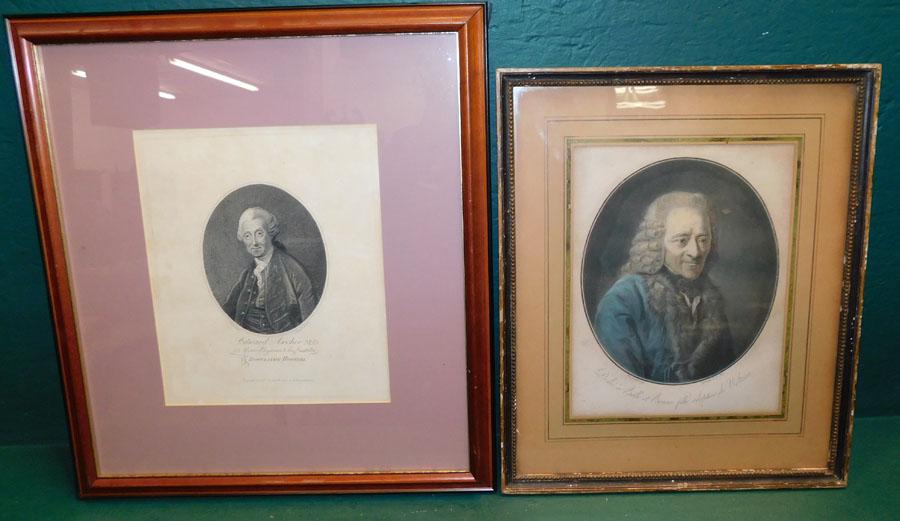 Two Framed Engravings Of 19th C Gentleman (1 of 4)