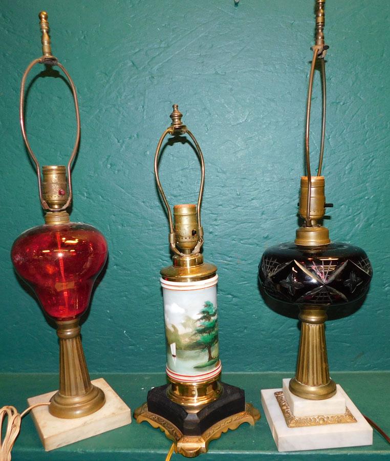 Three Antique Lamps (1 of 1)