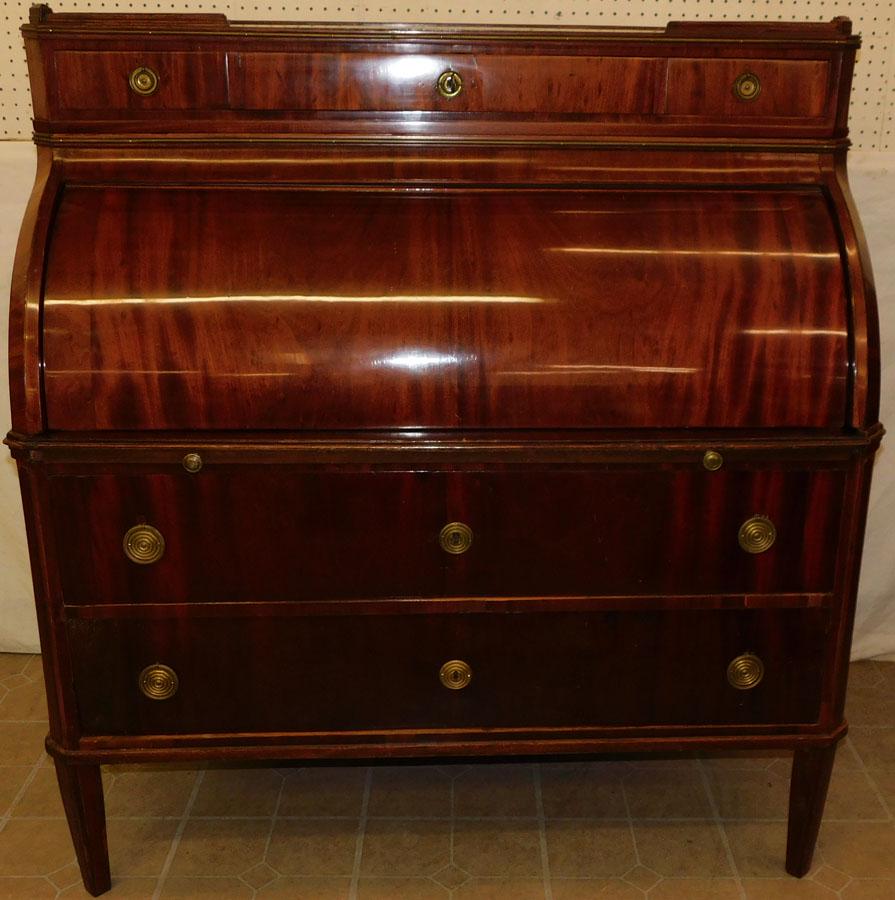 19th C Continental Mahogany Desk (1 of 10)