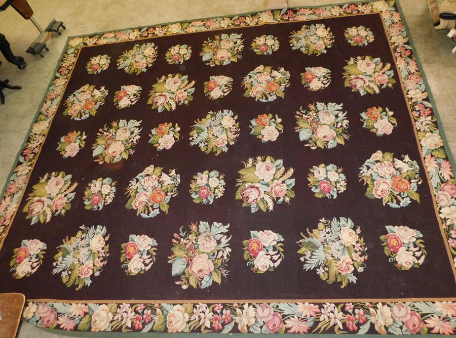 13' 3" X 15' 8" Antique Handmade NP Rug (1 of 4)