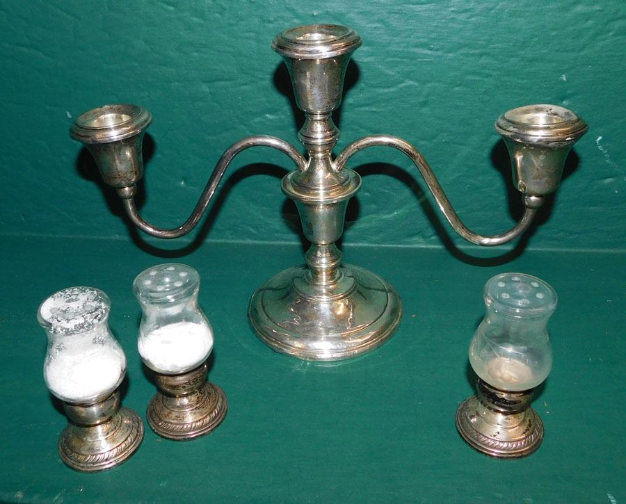 4 Pc Sterling Weighted Items (1 of 1)