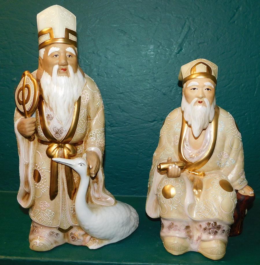 Two Oriental Ceramic Figures (1 of 4)