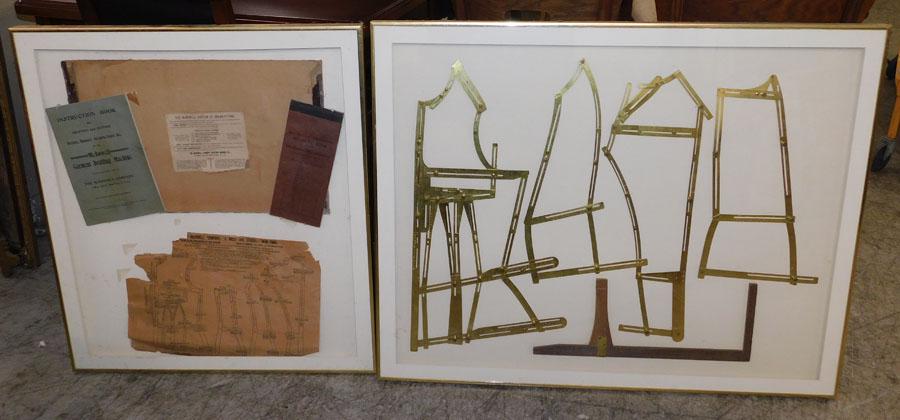 Framed Drafting Tools & Framed Drafting Ephemera: Framed Drafting Tools & Framed Drafting Ephemera. 39" X 31"