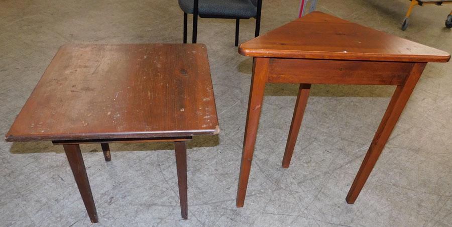 Pine Square Table & Pine Corner Table (1 of 2)