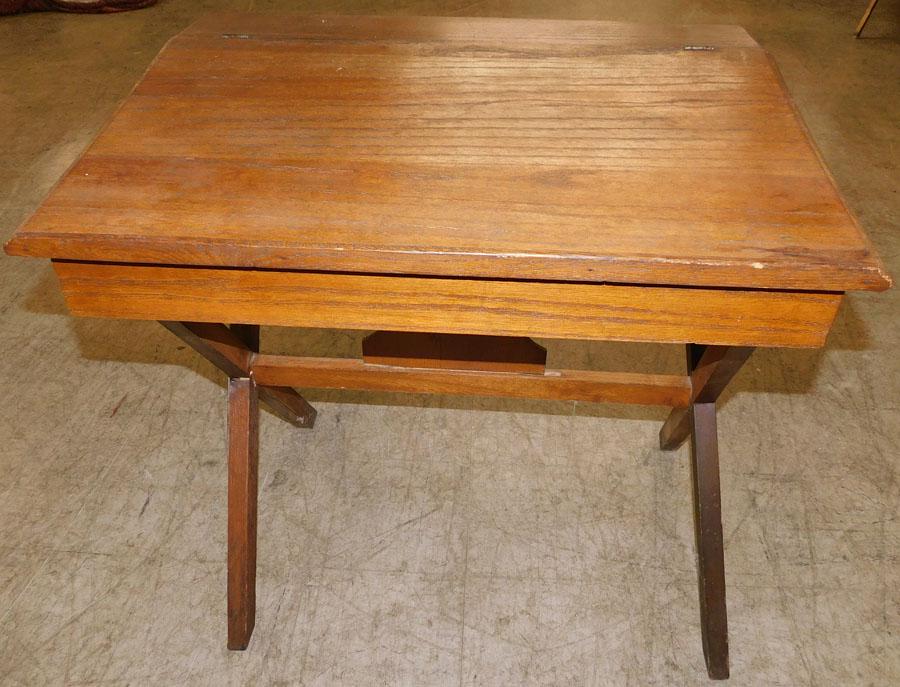 Antique Oak Desk (1 of 3)