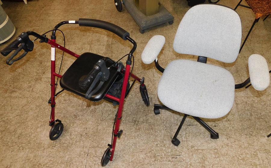 Office Chair & Walker (1 of 1)
