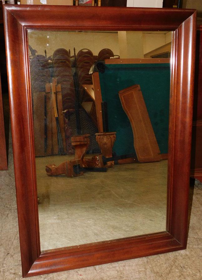Mahogany Framed Mirror (1 of 2)
