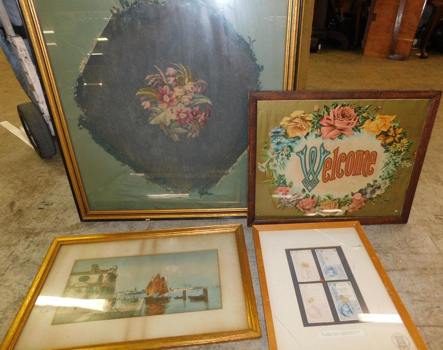 Framed Verses -- 2 Framed Prints -- Needlework (1 of 5)
