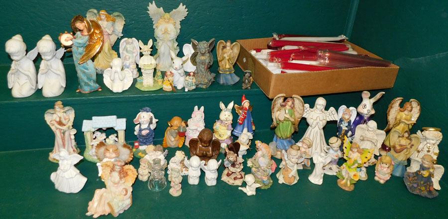 Lot Figurines & Candles (1 of 5)