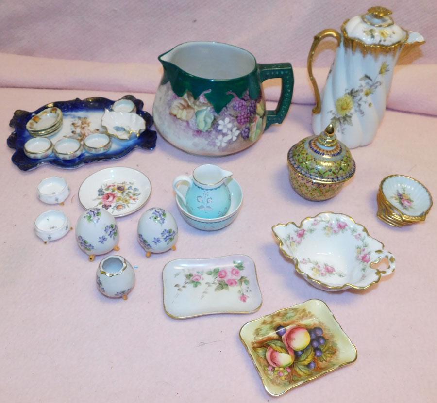 Lot Limoges Chocolate Pot & Misc. Porcelain (1 of 2)