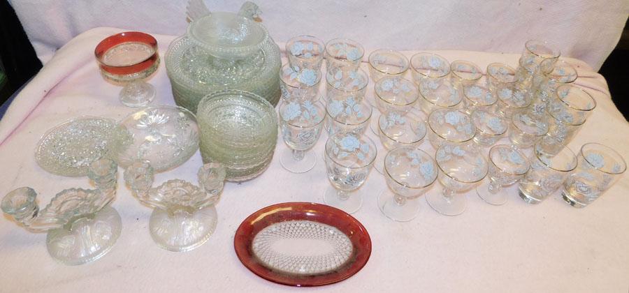 Lot Stemware -- Plates -- Bowls (1 of 5)