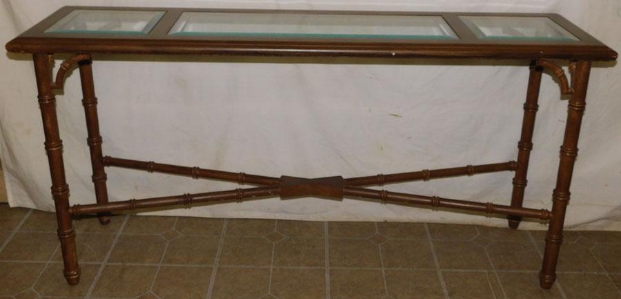 Glass Top Sofa Table (1 of 2)