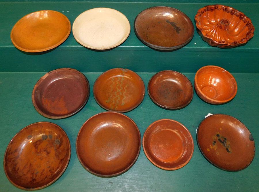 12 Pc Redware Pottery (1 of 5)