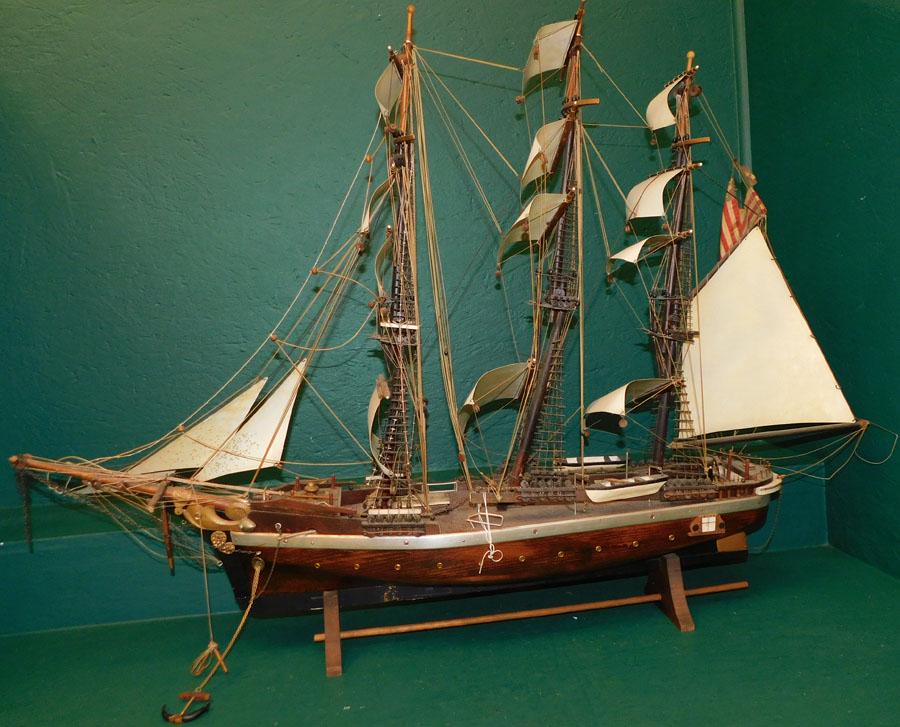 Vintage Ships Model (1 of 5)