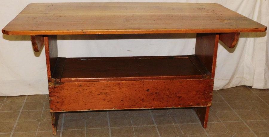 19th C Pine Hutch Table (1 of 5)