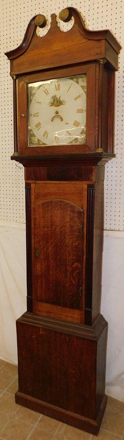 19th C English Oak Clock Case Only (1 of 8)